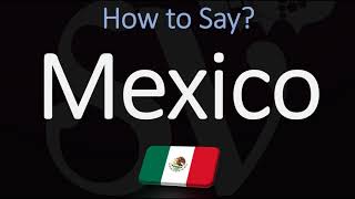 How to Pronounce Mexico CORRECTLY Spanish amp English Pronunciation [upl. by Atterbury]