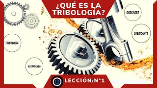 Lección 1 ¿Qué es la TRIBOLOGÍA [upl. by Airol45]