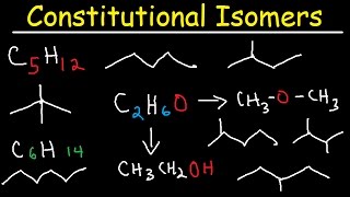 Drawing Constitutional Isomers of Alkanes  Organic Chemistry [upl. by Adelice]