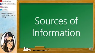 English 3 Sources of Information [upl. by Fleisig991]