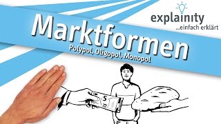 Marktformen einfach erklärt explainity® Erklärvideo [upl. by Lytsirk]