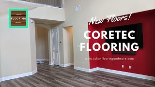 COREtec Vinyl Plank Flooring Installation [upl. by Bernette190]