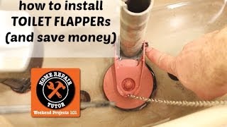 How to Replace a Toilet Flapper Valve [upl. by Vins]