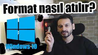 Format nasıl atılır USBden Windows 10 kurma [upl. by Ribaudo]