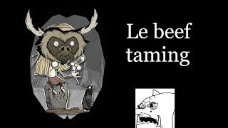 Daves DST journey Beefalo taming [upl. by Ardnuaed]