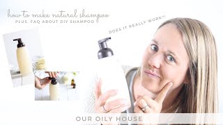 Homemade Shampoo Recipe  How to Switch to Natural Shampoo [upl. by Magdau860]