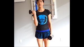 Shoulder Rotator Cuff Injuries  Bicep Curls [upl. by Romalda382]