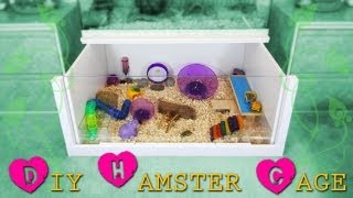 How to build a DIY hamster cage Instructions [upl. by Etnuad395]