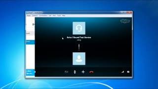 How to Make Skype Sound Test [upl. by Bosch999]