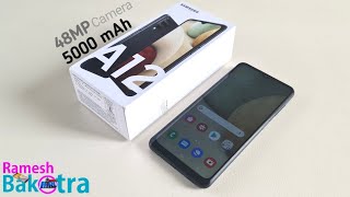 Samsung Galaxy A12 Unboxing and Full Review  48MP  5000 mAh [upl. by Emmaline]