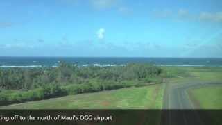 Mokulele Airlines Flight from Maui to Lanai [upl. by Pathe]