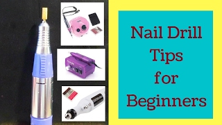 How to use an Electric Nail Drill Tutorial [upl. by Chick749]