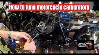 How to tune motorcycle carburetors [upl. by Alleuqcaj580]