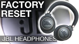 Factory Reset for JBL Headphones how to [upl. by Nednil]