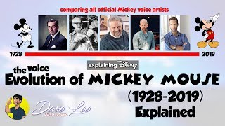 Voice Evolution of MICKEY MOUSE Over 91 Years All Voice Actors Comparison 19282019 Compared [upl. by Attaynik]