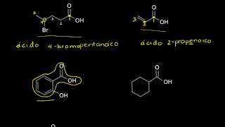 Nomenclatura y propiedades de ácidos carboxílicos [upl. by Muslim]