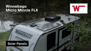 Winnebago Micro Minnie FLX Flex Solar Panels [upl. by Htiderem]