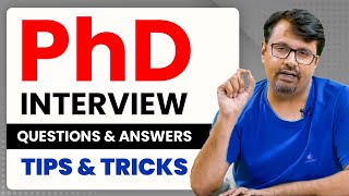 PhD Interview  PhD Interviews Questions  Tips and Tricks [upl. by Lettig]