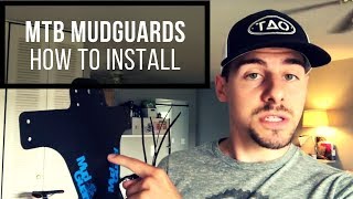 Mudguard MTB Review  HOWTo Video amp Installation [upl. by Eiznik]