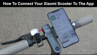 How To Connect To Your Xiaomi Electric Scooter To The Smartphone App [upl. by Benzel]