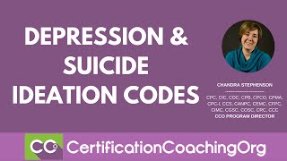 Sequencing of Codes Depression and Suicide Ideation Codes [upl. by Inava]