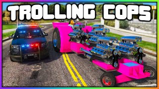 GTA 5 Roleplay  TROLLING COPS WITH 1000HP TRACTOR  RedlineRP [upl. by Erasmus353]