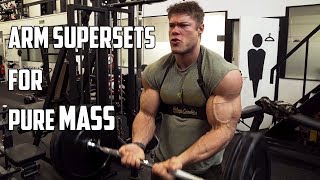 ARM SUPERSET Workout  Pumped up for the Arnold [upl. by Richel]