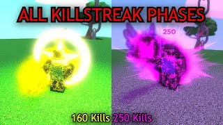 All KILLSTREAK Phases  Slap Battles Extension [upl. by Doran]