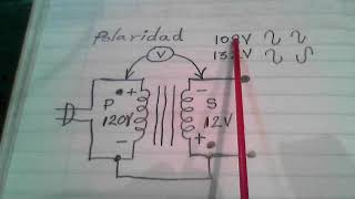 polaridad de los transformadores explico [upl. by Inaja]