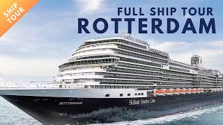 Holland America Line Rotterdam Full Walkthrough TOUR [upl. by Fruma]