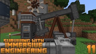 Surviving With Immersive Engineering  E11  The Pumpjack [upl. by Noach]