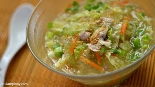 Chicken SOTANGHON Vermicelli Chicken Noodle Soup — Ulam Pinoy 26 [upl. by Roderich]