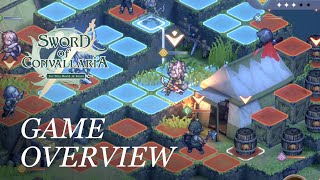 Sword of Convallaria  Official Game Overview  Tactics RPG [upl. by Seedman]