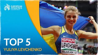 Yuliya Levchenkos STUNNING TOP 5 European Championship Performances [upl. by Sivle]