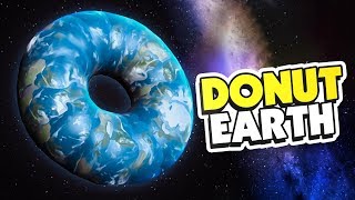 I CREATED A DONUT PLANET  Universe Sandbox 2 VR [upl. by Rania835]