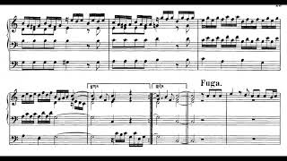 Bach  Prelude and Fugue in C major BWV 553 [upl. by Deonne]