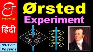 OERSTED EXPERIMENT  Class 12  Moving Charge and Magnetism  1  in HINDI [upl. by Ayvid]