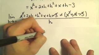 Derivative Using the Definition Example 2 [upl. by Notelrahc363]