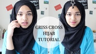 Criss Cross Hijab Tutorial [upl. by Kahn]