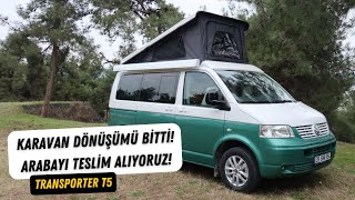 TRANSPORTER KARAVAN DÖNÜŞÜMÜ BİTTİ [upl. by Arlin]