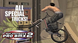 Mat Hoffmans Pro BMX 2 All Special Tricks [upl. by Colner]