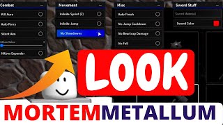 Mortem Metallum Script  Aimbot Hitbox Expander  Mortem Metallum Script [upl. by Onairot727]