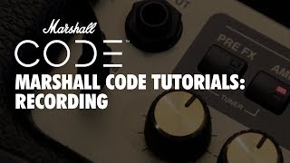 CODE Tutorials  Recording  Marshall [upl. by Eromle]