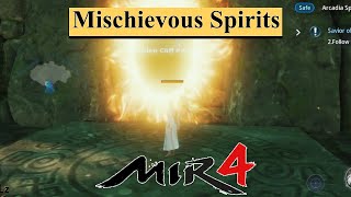 Mischievous Spirits Mir4 Request Mission [upl. by Ettenauq637]