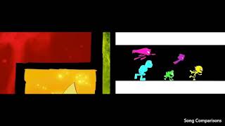 Teen Titans Go intro vs Teen Titans intro [upl. by Eanert]