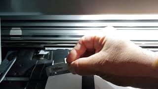 edge holder install on hp latex 100  300 series printers [upl. by Ainoyek]