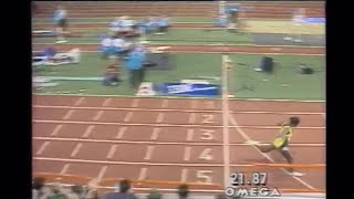 Merlene Ottey 2187 World Indoor Record 200m Liévin 1993 [upl. by Kcirdnekal]