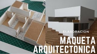 COMO SE HACE una MAQUETA de Arquitectura PARTE 1 [upl. by Reisfield]