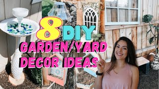 QUICK amp SIMPLE DIY BACKYARD DECOR  GARDEN AND YARD DECOR IDEAS [upl. by Areema]