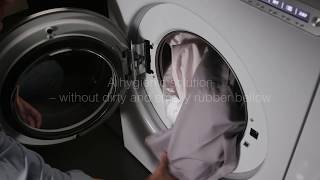 ASKO Washer  Hygienic Steel Seal™ door [upl. by Lagas604]